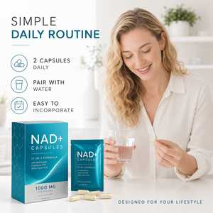 Compléments alimentaires certifiés NAD Plus personnalisés, 1000 mg, 60 portions, 30 sachets, sans gluten, végétaliens, antioxydants, améliorent l'immunité - Product Image 3
