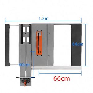 Roller Bracket Wood Working Cutting Wood Aluminum PVC <b>Plastic</b> Folding Table <b>Saw</b> - Product Image 4