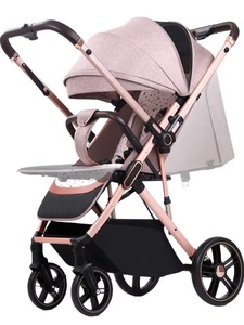Poussette Bébé Wisesonle à Vue Haute, Landau <span class=keywords><strong>Porte</strong></span>-Bébé, Vente Directe Fournisseur Chinois, Cadre en Acier Inoxydable Oxford Personnalisé OEM, 15kg - Product Image 6