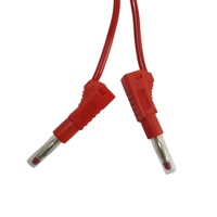 Câble personnalisé 2MM2 avec fiche banane de 4MM à fiche banane Tube transparent de 4MM Fiche banane avec câble de test de fil
