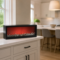 Cheminée électrique décorative à bas prix, lampe LED à flamme simulée, style européen, pour salon, cheminée d'intérieur, directement du fabricant