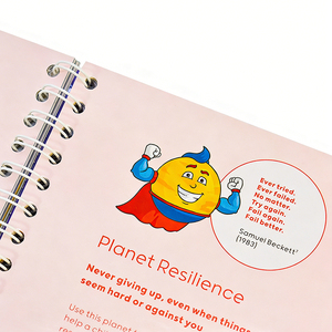 Cartes flash personnalisées imprimées en gros avec reliure spirale pour l'éducation des enfants - Product Image 3