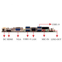 Carte mère isa slot pour processeur Intel i3/i5/i7, 35/65W, H310, 1151 broches, alimentation 12-19V, pour ITX, avec clé LVDS M.2