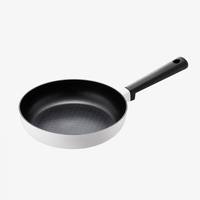 Usine directe moderne 24cm revêtement en céramique antiadhésif poêle ensemble avec couvercle en verre pour la cuisine à domicile cuisson sans danger pour l'utilisation