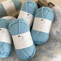 Fil à tricoter 100% laine pure, tricoté à la main, épais 5 mm, motif teint fantaisie, pour tricoter manteaux, écharpes, pulls