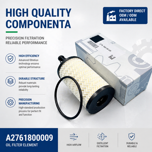 Venta Directa de Fábrica, Calidad <span class=keywords><strong>Original</strong></span> al por Mayor, Filtros de <span class=keywords><strong>Aceite</strong></span> para Motor de Automóvil Merce Des-<span class=keywords><strong>Benz</strong></span> A2761800009 A2761840025 - Product Image 1