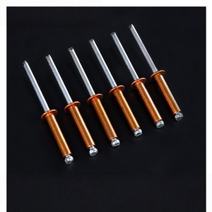 Heetverkopende Chinese fabrikant van klinknagels: 4,8 mm, 4 mm, 3 mm aluminium popnagels, rood koperen trekklinknagels - Product Image 4