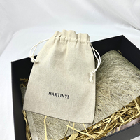 Sac de rangement en tissu écologique en gros OEM, sac d'emballage en jute naturel et lin, petit sac à cordon en jute