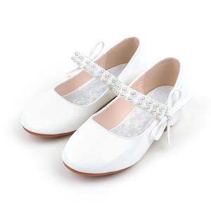<span class=keywords><strong>Scarpe</strong></span> da ballo per bambine, <span class=keywords><strong>scarpe</strong></span> Mary Jane bianche da principessa con fiocco e perle, novità 2026, per la <span class=keywords><strong>danza</strong></span>, <span class=keywords><strong>scarpe</strong></span> con tacco per bambini - Product Image 5