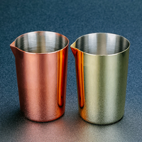 RTS Vente directe d'usine RTS Tasse à mélanger en acier inoxydable 304 Tasse à café ou à lait au design moderne pour cadeaux d'affaires