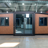 Maison conteneur préfabriquée extensible en structure acier, personnalisable, de haute qualité, facile à installer, vente en gros