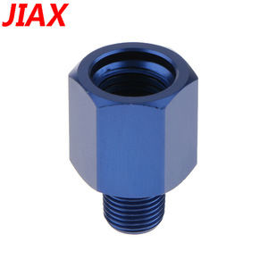 Réducteur de tuyau d'huile Jiax M12*1.5 à 18NPT, adaptateur de pression de carburant en aluminium pour usage automobile - Product Image 3