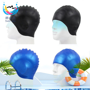 Gorro de Natación de Silicona para Adultos, Protección Auditiva, Impermeable, para Cabello Largo - Product Image 4