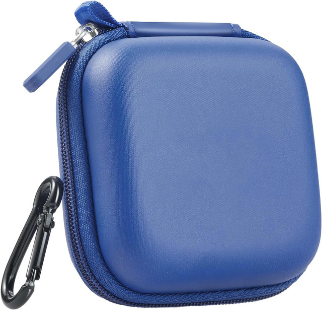 Waterproof Square Earbud Headphone Case Hard EVA Shell Accessory with Carabiner Convenient Phone Case