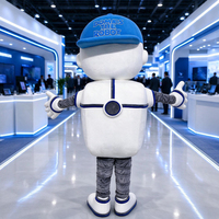 Fabricant de costumes de mascotte robot de dessin animé personnalisés pour adultes, tenue de mascotte en peluche 3D pour la promotion de la marque et la publicité
