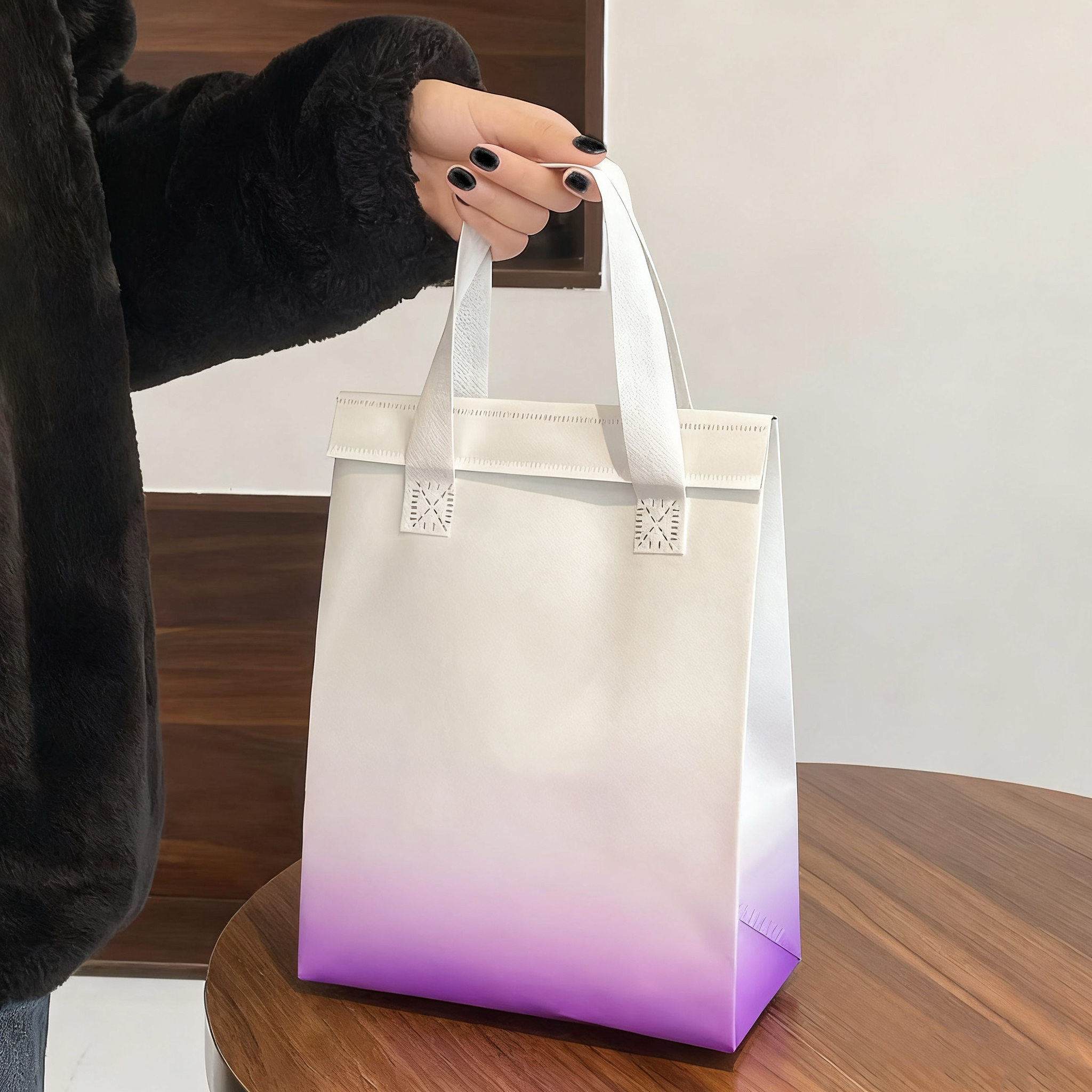 Non-woven aluminum foil insulation bag - orange