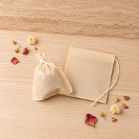 Sachets de thé vides en papier filtre biodégradable écologique 8x10cm, style classique, qualité alimentaire