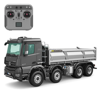 Camión Volquete RC Huina K5703 1/14 8x8, Camión RC de Construcción Eléctrico de 2.4G para Interiores y Exteriores, para Niños