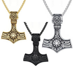 गुणवत्ता वाले सोने की प्लेटेड पट्टियां और एमुलेट कॉर्डिक काले सोना हथौड़ा विकिंग एमुलेट पेलेंट - Product Image 6