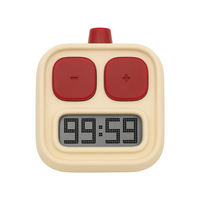 Timer Dapur Robot Magnetik dengan Fitur Hitung Mundur yang Dapat Disesuaikan dan Fitur Cerdas untuk Pekerjaan Rumah Siswa