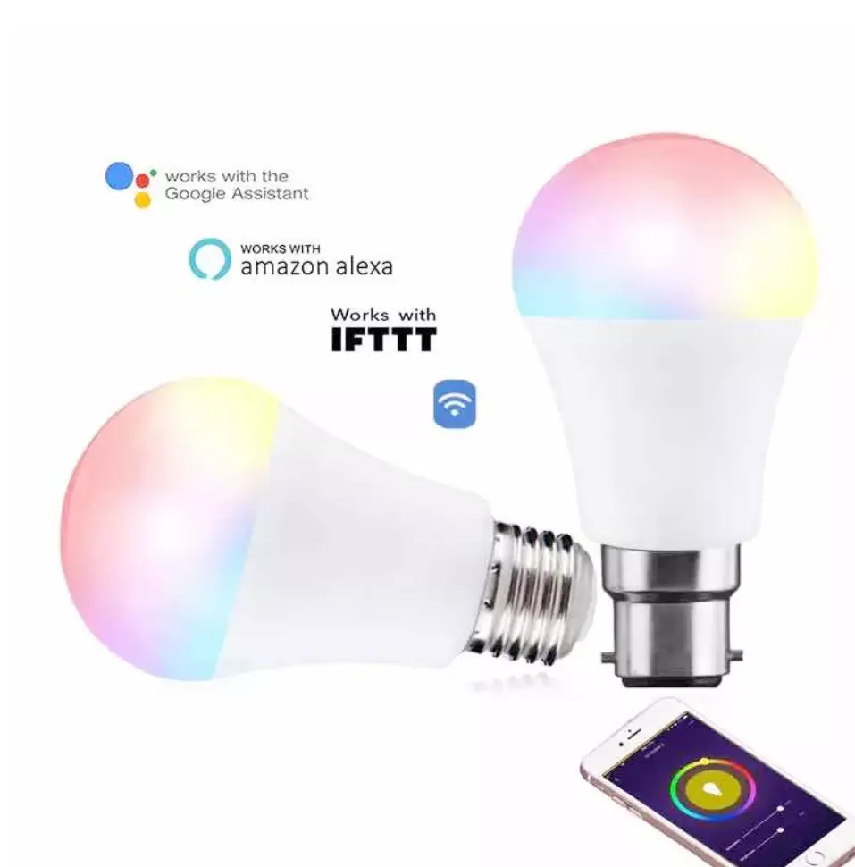 tuya app Smart Lighting RGBCW Multi Color BT E27 B22 LED Bulb bluetooth LED Smart Bulb