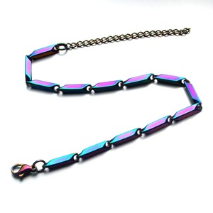 Pulsera de Cadena con Dijes Chapados en Oro con Logotipo Personalizado, Moderna y Popular, Ajustable, de Acero Inoxidable, para Hombre y Mujer, Regalo de Aniversario para Parejas - Product Image 4