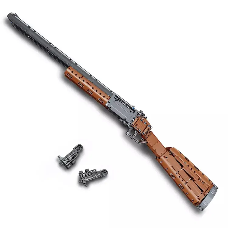 Wholesale Reasonable Price Mould King 14016 Block Gun Double-barreled Shotgun Diy Toy Model Guns Moc Legoi