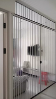 Pintu Lipat Polikarbonat Modern Multi-panel untuk Partisi Dapur Ruang Tamu, Dilengkapi Perlindungan Debu Penuh dan Tahan Air