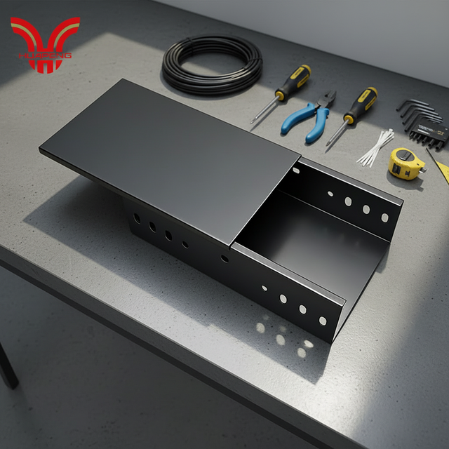 HUAPENG Carbon Steel Fire-Resistant Cable Trunking Corrosion-Resistant Cable Trunking for High-Rise Buildings