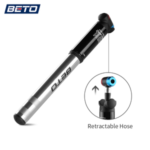 <span class=keywords><strong>Pompe</strong></span> à air manuelle portable <span class=keywords><strong>BETO</strong></span> pour vélo, compatible avec les valves Presta et Schrader - Product Image 2