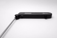 Termometer Daging Digital dengan Probe Lipat, Termometer Makanan Bacaan Instan dengan Layar LCD, Tampilan C F