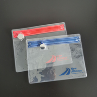 Ensemble d'emballages personnalisés en EVA recyclable pour bijoux, avec fermeture éclair et logo imprimé à l'écran