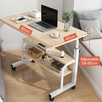 Ventes directes d'usine petite table d'appoint bureau à domicile bureau d'ordinateur réglable mobile enfants apprenant bureau manuel