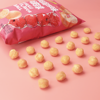 INDIAM Snack soufflé gourmand sans gluten à base de maïs, doux, cuit, prêt à consommer, faible en calories, fourni directement par l'usine