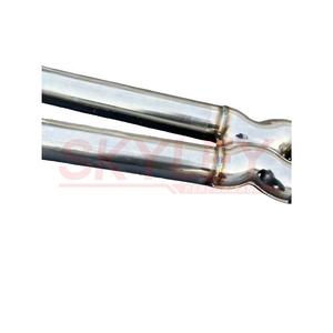 Tuyau d'échappement Performance Full Valvetronic pour <span class=keywords><strong>Audi</strong></span> <span class=keywords><strong>S8</strong></span> D3 4 portes berline 5.2L <span class=keywords><strong>V10</strong></span> Quattro <span class=keywords><strong>2006</strong></span> ~ 2010 système d'échappement Catback Valved - Product Image 3