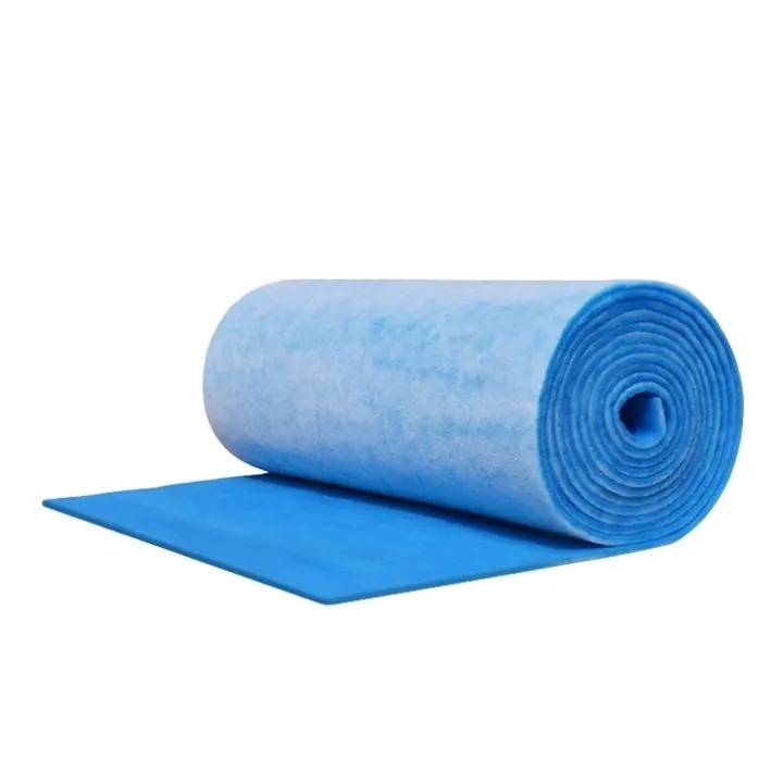 Aire acondicionado blanco-azul, material sintético, filtro de aire, fabricantes de medios