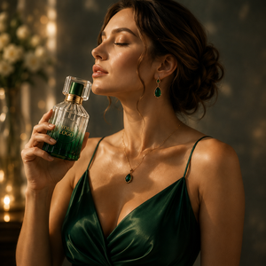 Perfume Personalizado para <span class=keywords><strong>Hombre</strong></span> y Mujer, 100 ml, <span class=keywords><strong>EDP</strong></span>, Botella Verde Acanalada, Regalo de Agradecimiento, Aroma Botánico de Larga Duración, Perfume de Primera Calidad - Product Image 2