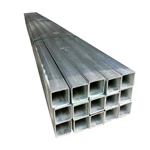 Fabricant de tuyaux d'<span class=keywords><strong>acier</strong></span> carrés galvanisés de 3.5x3.5 pouces Tube d'<span class=keywords><strong>acier</strong></span> galvanisé rectangulaire 40x80 150x150 20x40 pour cadre de hangar - Product Image 1