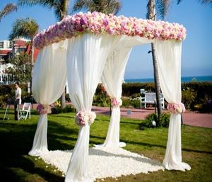 Wedding Square Backdrop Stand Heavy Duty Set Adjustable Aluminum Uprights Pipe and Drape - Product Image 1