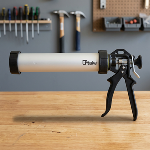 Pistolet à mastic manuel de qualité industrielle TTAKE avec poignée en acier et plastique, corps en aluminium pour l'application de colle de construction - Product Image 3