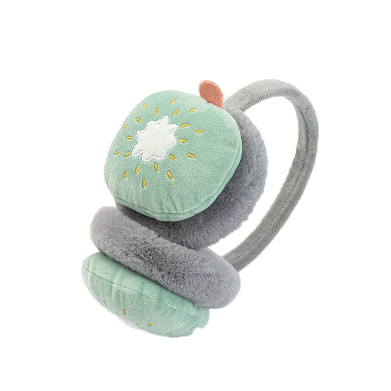 Новые плюшевые наушники Мультяшные наушники для взрослых и детей сохраняющие тепло наушники с вышивкой