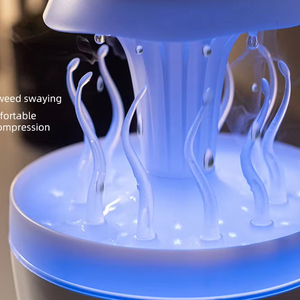Nouveau diffuseur d'aromathérapie goutte de pluie innovant algues virtuelles capacité 300ML 7 LED couleurs changeantes humidificateur de nuage de brume - Product Image 4