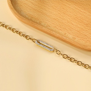 Wholesale High Quality Anti Tarnish Waterproof 18k <b>Gold</b> <b>Plated</b> Stainless Steel Fine Fashion Bracelets <b>Bangles</b> for Women - Product Image 2
