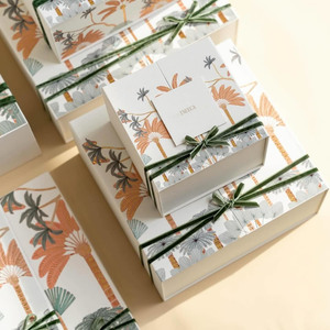 Caja de Regalo Cuadrada de Papel para Alimentos, Dulces a Base de Nuez de Palma, Cajas de Chocolate para Regalo de Ramadán, Juego de Tazas, Cajas de Pistacho, Empaque - Product Image 3