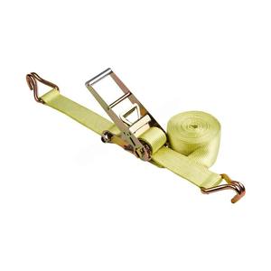 2인치 3톤 중량급 강철 및 폴리에스터 GS 인증 래칫 타이 다운 화물 고정 로지스틱 래싱 벨트 스트랩 - Product Image 2