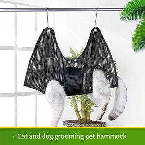Hamaca Transpirable <span class=keywords><strong>de</strong></span> Malla para el Cuidado <span class=keywords><strong>de</strong></span> Mascotas, Sling Ajustable para Perros y <span class=keywords><strong>Gatos</strong></span> para Recortar Uñas, Bañar y Aplicar Medicamentos en la Piel - Product Image 3