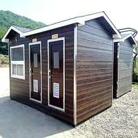 Vente directe usine : Toilettes mobiles de luxe, modules de salle de bain préfabriqués, meilleure qualité USA, toilettes portables d'extérieur pour parcs