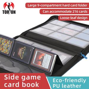 <span class=keywords><strong>Album</strong></span> Fotografico Torson in Ecopelle per 216 Carte, Raccoglitore a 9 Tasche con Caricamento dall'Alto e Logo OEM per Yu-Gi-Oh! TCG, Go Pokémon, Cartoline, Effetto Denim - Product Image 5