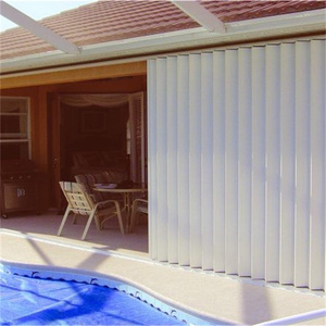 Volets accordéon résistants aux vents d'ouragan TOMA, certifiés ISO9001, ISO14001, ISO45001, CE, en alliage d'aluminium pour portes horizontales - Product Image 2