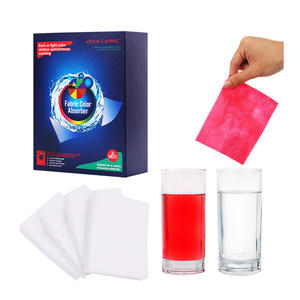 Feuille de lavage écologique jetable Color Grabber Absorption ODM Catcher Sheet pour la détection des couleurs - Product Image 1